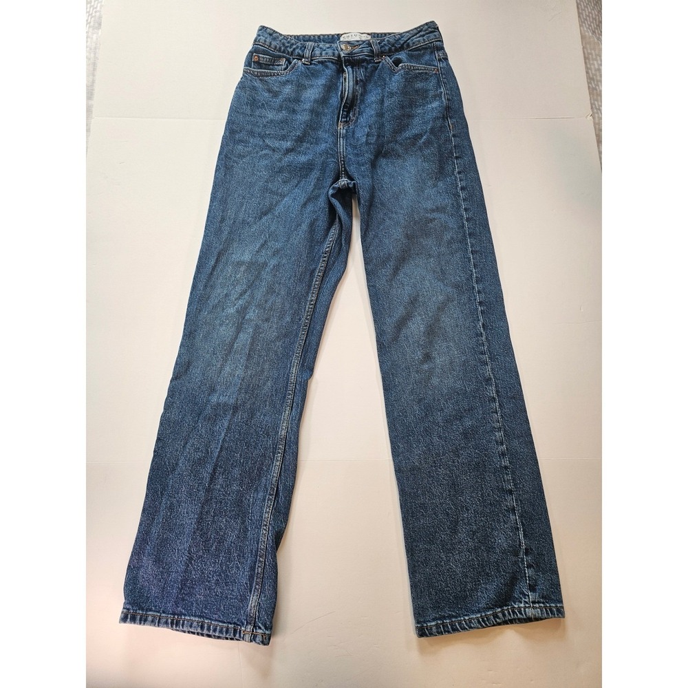 Primark Denim Co Straight Leg Jeans Womens Size 6 Blue High Waisted Casual